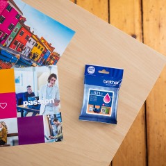 Buy Brother LC521M Original Magenta Ink Cartridge - High Quality, Reliable Printing, 1 Pack, Perfect for Vivid Colors!